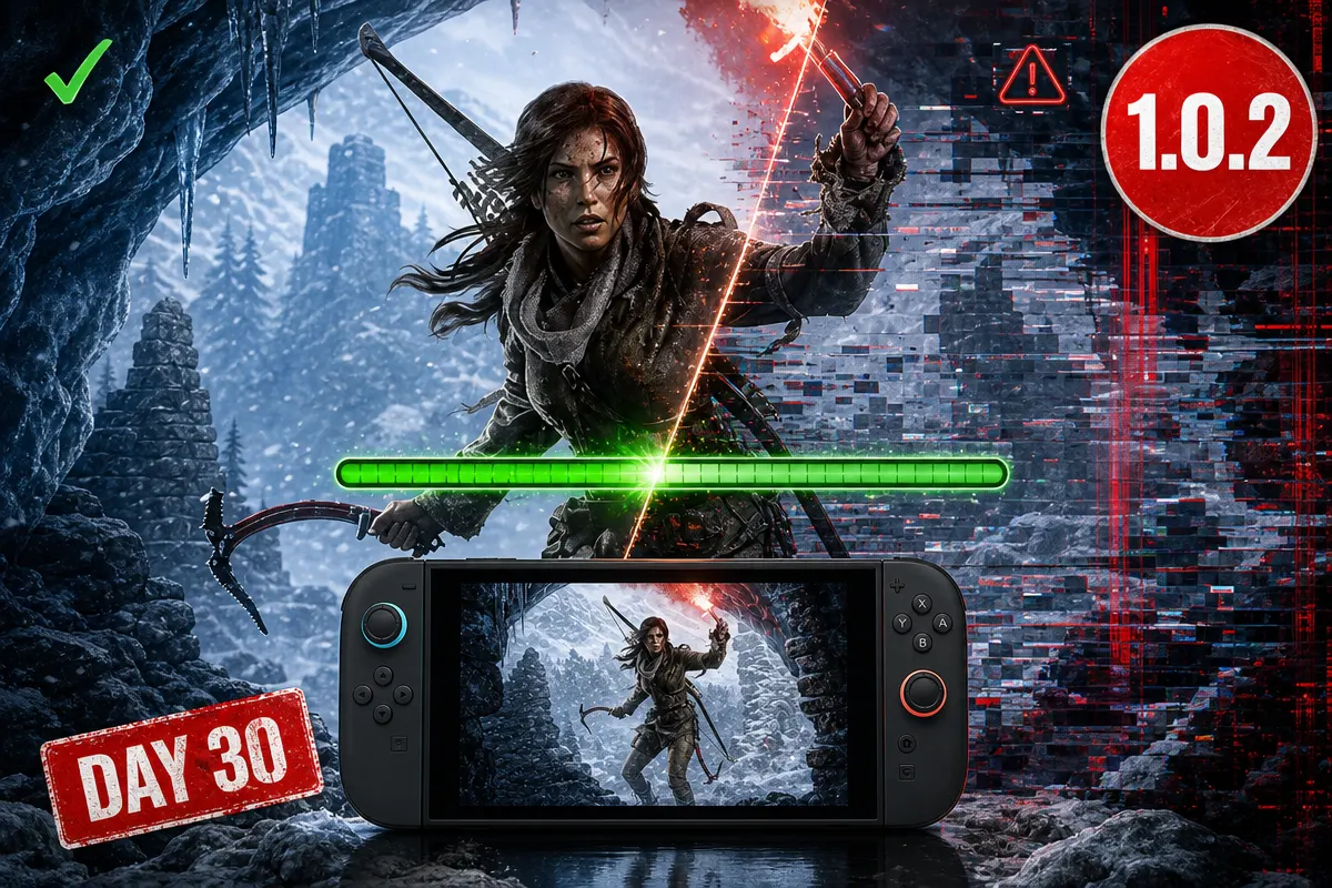 Rise of the Tomb Raider Switch 2 : un mois après, le patch 1.0.2 efface les ratés du lancement